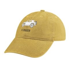 FJ Cruiser Side View Cowboy Hat Kepurė nuo saulės Vaikams Regbis Anime Skrybėlė arbatos kepurės Vyriška kepurė Moteriška kaina ir informacija | Vyriški šalikai, kepurės, pirštinės | pigu.lt