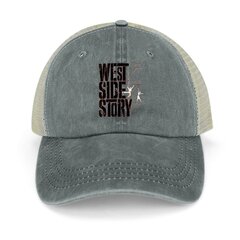 Broadway West Side Story Cowboy Hat Fishing Caps Gatvės apranga su kepure Prabangus Vyras Skrybėlė Moteriškos Skrybėlės Vyriškos kaina ir informacija | Vyriški šalikai, kepurės, pirštinės | pigu.lt