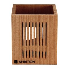 Ambition virtuvės įrankių stovas Natural 1, 10x10x12 cm kaina ir informacija | Virtuvės įrankiai | pigu.lt