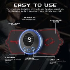 2 EMS masažuokliai, EMS mikro srovės masažuokliai, 6 režimai kaina ir informacija | Masažo reikmenys | pigu.lt