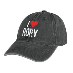 I Love Rory Cowboy Hat Prabangi Vyriška Skrybėlė Žvejybos kepuraitės Kepurė vyrams Moteriška kaina ir informacija | Vyriški šalikai, kepurės, pirštinės | pigu.lt