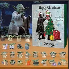 Helovino atgalinio skaičiavimo kalendorius Blind Box Yoda Blind Box B Kalėdų 24 dovanų Advento dienos dėžutė kaina ir informacija | Dekoracijos šventėms | pigu.lt