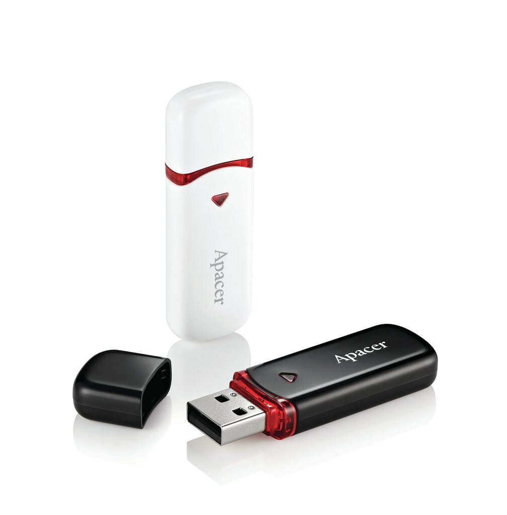 APACER USB2.0 Flash Drive AH333 16GB, Baltas kaina ir informacija | USB laikmenos | pigu.lt