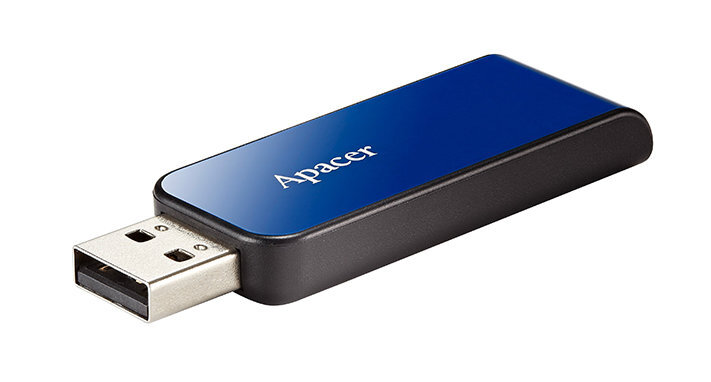 USB atmintinė APACER USB2.0 Flash Drive AH334 16GB, Mėlyna цена и информация | USB laikmenos | pigu.lt