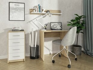 Komoda spintelė BODO WHITE-SONOMA 40cm knygų spinta цена и информация | Комоды | pigu.lt