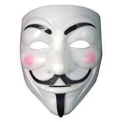 Naujas Anonymous Guy Fawkes puošnios suknelės aksesuaras Macka Mascaras Helovinas V vakarėliui skirtos Cosplay kaukės цена и информация | Праздничные декорации | pigu.lt