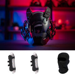 „Cyberpunk Mask Cosplay“ vaidmenų žaidimas „Prop Night City Neon Helmet“ personalizuotas armijos mechaninės muzikos festivalis Helovino vakarėliui kaina ir informacija | Dekoracijos šventėms | pigu.lt