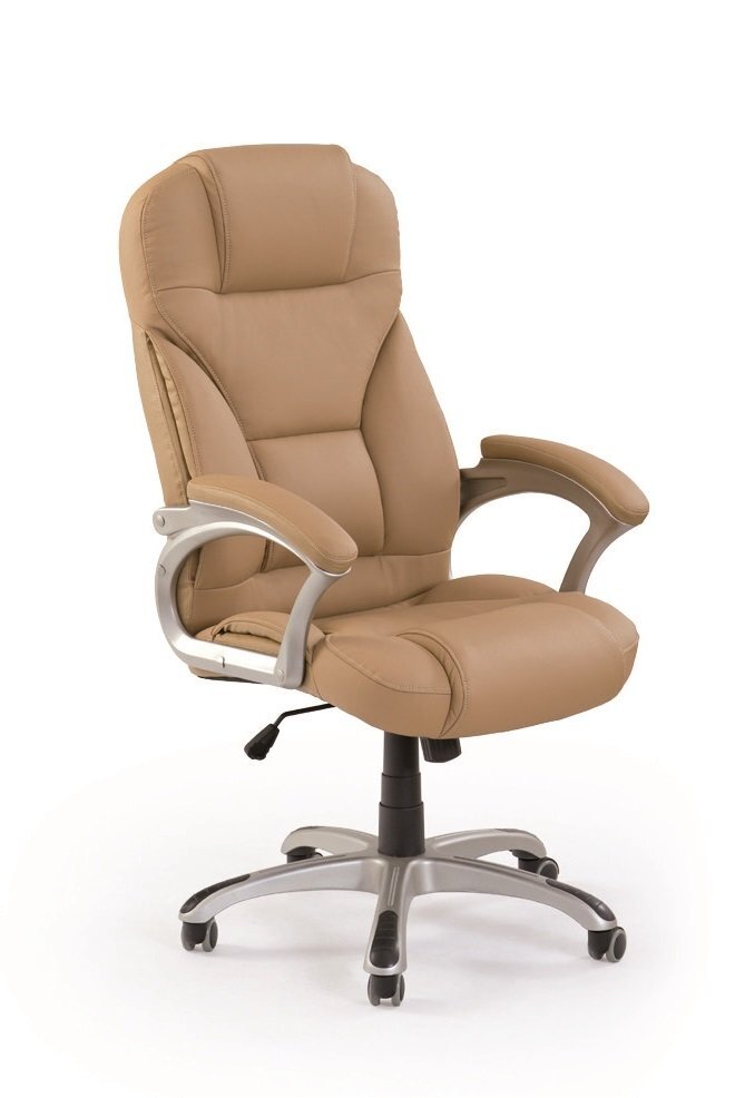 Biuro kėdė Halmar Desmond, kreminė kaina ir informacija | Biuro kėdės | pigu.lt