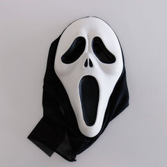 Ghostface Scream Mask 6 Killer Latekso tušas Siaubo Zombie Vampire Ghost Veido Karnavalinis Cosplay Baisus Helovino kostiumas vyrams kaina ir informacija | Dekoracijos šventėms | pigu.lt