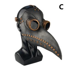 Helovino juodosios gumos maro gydytojų kaukė ilganosis paukščių buko steampunk dujinė latekso veido kaukė Cosplay rekvizitas vaikams ir suaugusiems kaina ir informacija | Dekoracijos šventėms | pigu.lt