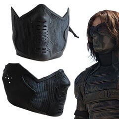 Žiemos kareivis Jamesas Buchananas Bucky Barnes Cosplay latekso kaukė vakarėlio aksesuarai Prop kaina ir informacija | Dekoracijos šventėms | pigu.lt