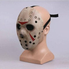 1vnt Helovino kaukė Black Friday NO.13 Jason Mask Voorhees Freddy Masquerade (suaugusiųjų dydis) Dervos kaukės, skirtos suaugusiems kaina ir informacija | Dekoracijos šventėms | pigu.lt