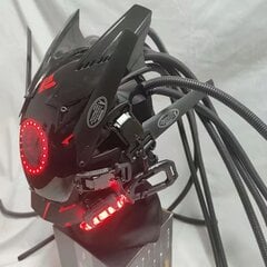 „Cyberpunk LED Mask Technology Sense Cyberpunk Mask“ Šalmas Mokslinės fantastikos Šalmas Mechaninis šalmas Vaidmenų žaidimas kaina ir informacija | Dekoracijos šventėms | pigu.lt