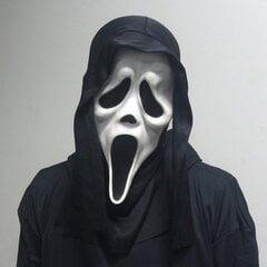 Ghostface Scream Mask Scary Film Ghost Face Cosplay Rekvizitai Siaubo kaukė Helovino Cosplay Zombių kostiumas vyrams kaina ir informacija | Dekoracijos šventėms | pigu.lt