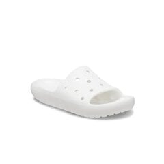 Unisex Crocs šlepetės, baltos kaina ir informacija | Vyriškos šlepetės, basutės | pigu.lt