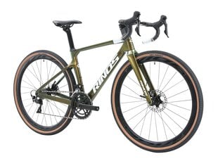 RINOS anglies žvyro dviratis Sandman 1.0 Shimano R3000 Auksas 58 cm kaina ir informacija | Dviračiai | pigu.lt