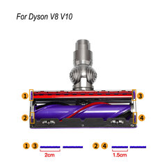 Skirta Dyson V6 V7 V8 V10 V11 V12 V15 DC serijos dulkių siurblių priedai Ritininio šepečio galvutės variklio guoliai atsarginės dalys kilimų šlavimo mašinos цена и информация | Пылесосы для сбора листьев, измельчители веток, очистители тротуарной плитки | pigu.lt