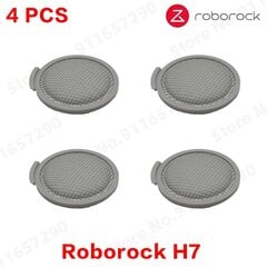 Roborock H7 HEPA stulpelio filtro atsarginės dalys Rankinis belaidis dulkių siurblys Keičiamas šlavimo įrenginys Dulkių maišeliai Priedai Kilimų šlavimo mašinos kaina ir informacija | Lapų siurbliai, šakų smulkintuvai, trinkelių valytuvai | pigu.lt