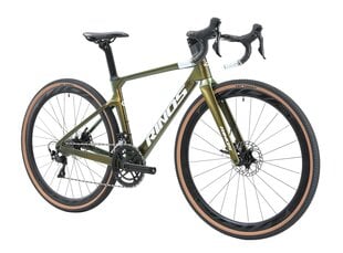 RINOS anglies žvyro dviratis Sandman 3.0 Shimano R7000 Auksas 58 cm kaina ir informacija | Dviračiai | pigu.lt