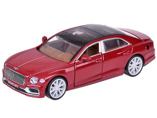 Automobilio modelis MSZ Bentley Flying Spur Hybrid su šviesos ir garso efektais, raudonas kaina ir informacija | Žaislai berniukams | pigu.lt