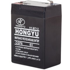 Akumuliatorius Hongyu HY-BT12 6v 4.5Ah цена и информация | Аккумуляторы | pigu.lt