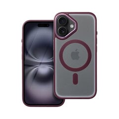 Matte Mag Cover ar MagSafe skirtos iPhone 16 - Plum red kaina ir informacija | Telefonų dėklai | pigu.lt