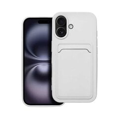 Forcell CARD skirtos iPhone 16 (6,1") - Balta kaina ir informacija | Telefono dėklai | pigu.lt