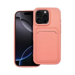 Forcell CARD skirtos iPhone 16 Pro - Rožinis kaina ir informacija | Telefono dėklai | pigu.lt