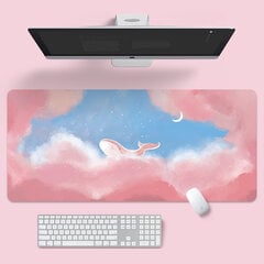 Cartoon Nature Oversized Mouse Pad Nešiojamojo kompiuterio minkštas kilimėlis su užrakintu kraštu kaina ir informacija | Kompiuterių aušinimo ir kiti priedai | pigu.lt