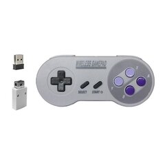 Žaidimų valdiklis belaidis 2.4g žaidimų pultelis Joypad vairasvirtė, suderinama su Snes Mini PC Windows Ns jungikliu kaina ir informacija | Žaidimų konsolės | pigu.lt