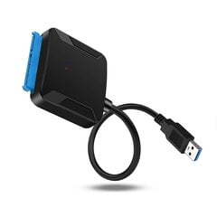 USB 3.0 į Sata kabelį USB3.0 kietojo disko adapterio keitiklis 2,5 / 3,5 colio išorinis HDD SSD adapteris nešiojamam kompiuteriui Xbox One Xbox 360 PS4 kaina ir informacija | Adapteriai, USB šakotuvai | pigu.lt