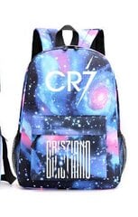 Fashion CR7 3vnt Rinkiniai Kuprinė Mochila New Students Talpa Mokyklinė kuprinė Knygų krepšys Kuprinė (kuprinės ant peties Krepšys Rašiklis) цена и информация | Рюкзаки и сумки | pigu.lt