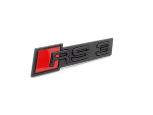 Audi RS3 logotipo užrašas ant grotelių juodas originalus 8V5853736BT94 kaina ir informacija | Auto reikmenys | pigu.lt