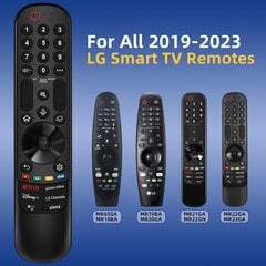 LG TV nuotolinio valdymo pulto pakeitimui, visiems 2019–2023 m. "LG" nuotolinio valdymo pultui, skirtam "LG Smart TV", "LG Magic Remote MR22 / 23GA" su balso ir žymeklio funkcija. LG televizoriui ThinQ OLED WebOS UHD 4K. kaina ir informacija | Išmaniųjų (Smart TV) ir televizorių priedai | pigu.lt