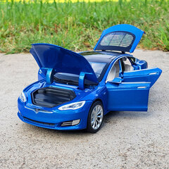 Halolo New1:32 MODEL X MODEL3 Lengvojo lydinio automobilio modelis Slytiniai ir žaislinės transporto priemonės Žaislinės mašinos Vaikiški vaikams Dovanos berniukų цена и информация | Коллекционные модели автомобилей | pigu.lt