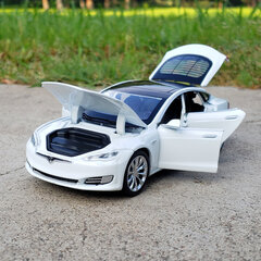 Halolo New1:32 MODEL X MODEL3 Lengvojo lydinio automobilio modelis Slytiniai ir žaislinės transporto priemonės Žaislinės mašinos Vaikiški vaikams Dovanos berniukų цена и информация | Коллекционные модели автомобилей | pigu.lt