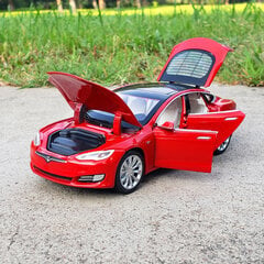 Halolo New1:32 MODEL X MODEL3 Lengvojo lydinio automobilio modelis Slytiniai ir žaislinės transporto priemonės Žaislinės mašinos Vaikiški vaikams Dovanos berniukų цена и информация | Коллекционные модели автомобилей | pigu.lt