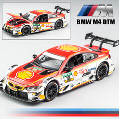 1:32 M8 GTE M4 DTM M6 IM lenktyninio automobilio liejamas metalinis automobilio modelis žaislas modelis garsas ir šviesa Atsitraukti Kolekcija berniukui цена и информация | Коллекционные модели автомобилей | pigu.lt