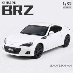 1:32 JDM Subaru STI WRX 2016 Subaru BRZ Supercar Lengvojo lydinio automobilio modelis Miniatiūrinis modelis su lengvu modeliu, skirtu vaikiškam automobiliui цена и информация | Коллекционные модели автомобилей | pigu.lt