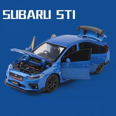 1:32 JDM Subaru STI WRX 2016 Subaru BRZ Supercar Lengvojo lydinio automobilio modelis Miniatiūrinis modelis su lengvu modeliu, skirtu vaikiškam automobiliui цена и информация | Коллекционные модели автомобилей | pigu.lt