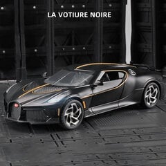 1:24 La Voiture Noire Black Dragon Supercar žaislų lydinio automobilių liejiniai ir žaislinės transporto priemonės Automobilių modeliai Automobilių vaikams kaina ir informacija | Kolekciniai modeliukai | pigu.lt