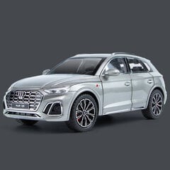 1:24 Q5 SUV lydinio automobilio modelis, liejiniai metaliniai žaisliniai automobiliai, automobilių modeliai, garso lempos, kolekcija vaikams žaislų dovana kaina ir informacija | Kolekciniai modeliukai | pigu.lt