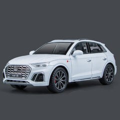 1:24 Q5 SUV lydinio automobilio modelis, liejiniai metaliniai žaisliniai automobiliai, automobilių modeliai, garso lempos, kolekcija vaikams žaislų dovana kaina ir informacija | Kolekciniai modeliukai | pigu.lt