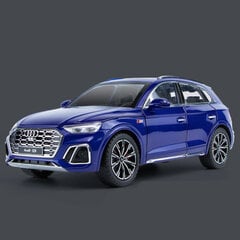 1:24 Q5 SUV lydinio automobilio modelis, liejiniai metaliniai žaisliniai automobiliai, automobilių modeliai, garso lempos, kolekcija vaikams žaislų dovana kaina ir informacija | Kolekciniai modeliukai | pigu.lt