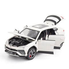 1:24 URUS Bison SUV lydinio sportinių automobilių modelis, liejiniai metaliniai visureigiai, automobilių modeliai, imitacija garso ir šviesos vaikams , dovanėlė цена и информация | Коллекционные модели автомобилей | pigu.lt