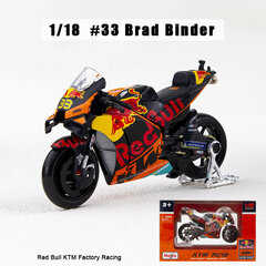 1:18 NAUJAS 2021 m. Ducati Lenovo Team #43 #63 Die Moto GP Racing liejimo lydinio motociklas Modelių kolekcijos dovanų žaislas цена и информация | Коллекционные модели автомобилей | pigu.lt