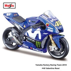 1:18 NAUJAS 2021 m. Ducati Lenovo Team #43 #63 Die Moto GP Racing liejimo lydinio motociklas Modelių kolekcijos dovanų žaislas цена и информация | Коллекционные модели автомобилей | pigu.lt