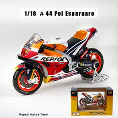 1:18 NAUJAS 2021 m. Ducati Lenovo Team #43 #63 Die Moto GP Racing liejimo lydinio motociklas Modelių kolekcijos dovanų žaislas цена и информация | Коллекционные модели автомобилей | pigu.lt