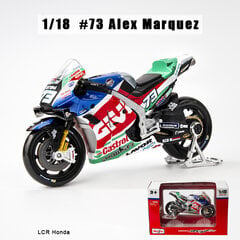 1:18 NAUJAS 2021 m. Ducati Lenovo Team #43 #63 Die Moto GP Racing liejimo lydinio motociklas Modelių kolekcijos dovanų žaislas цена и информация | Коллекционные модели автомобилей | pigu.lt