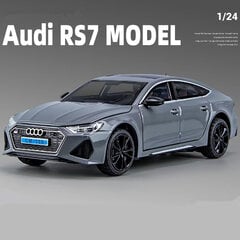 1:24 RS7 kupė lydinio automobilio modelis, liejinys ir žaislinės transporto priemonės metaliniai žaisliniai automobilio modeliai garso šviesų kolekcija vaikams dovanos kaina ir informacija | Kolekciniai modeliukai | pigu.lt